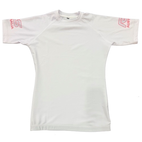 Rash Guard  Short Sleeve White (XL)